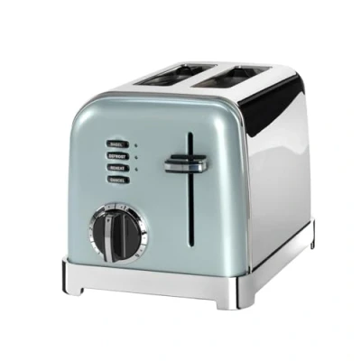Abbildung von Cuisinart 2 Scheiben Toaster Breite Schlitze, ideal für dickes Brot und Bagels 6 Bräunungsstufen plus Abtauung Schlitze,High Lift Hebel Passender Wasserkocher erhältlich Pistaziengrün