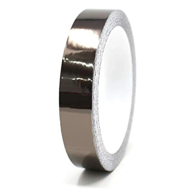Abbildung von 8,5 Meter Glanz Zierstreifen Auto Motorrad Boot Modellbau Silber Chrom Finest Folia Dekorstreifen Seitenstreifen Klebestreifen (Chrom Schwarz, 10mm Breite)