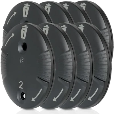 Abbildung von JB White 64 Hörgerätefilter für Phonak CeruShield Disk v2.0 (8 Packungen) Filter Hörgeräte Audeo Marvel Paradise Lumity, 64x Wachsschutz Cerumenfilter Hörgerät, Wax Zubehör 4.0 Receiver