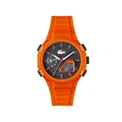 Abbildung von Lacoste Digitaluhr orange schwarz, Herren, Größe: One Size, schwarz