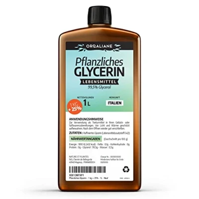 Abbildung von Pflanzliches Glycerin 1L 1,25kg
