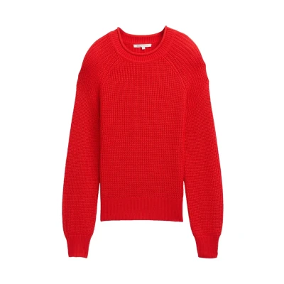 Abbildung von TOM Tailor Denim CREW NECK Strickpullover, Damen, Größe: XS, Scarlet red