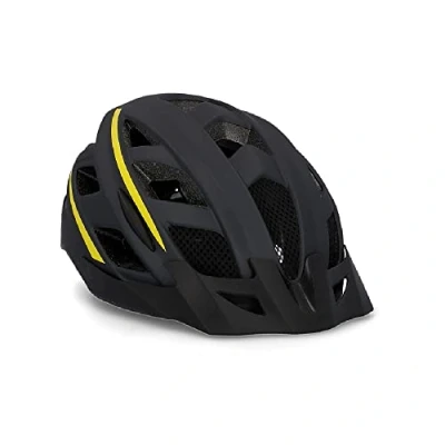 Abbildung von FISCHER Erwachsene Fahrradhelm, Radhelm, Cityhelm, Mountainbike Helm Urban Montis, S/M, 58 61cm, weiß blau, mit beleuchtetem Innenring System