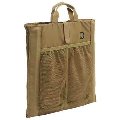 Abbildung von BRANDIT SITZMATTE MIT Tasche FALTBAR 2in1 Outdoor Trekking Matte Jagd UNTERLAGE, Farbe:Coyote