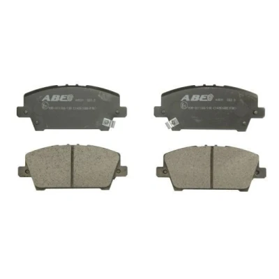 Abbildung von ABE C14051ABE Bremsbelagsatz Vorderachse mit akustischer Verschleißwarnung HONDA: CIVIC 8 Hatchback, 9,