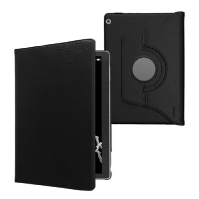 Abbildung von kwmobile Schutzhülle kompatibel mit Huawei MediaPad M3 Lite 10 Hülle 360 Tablet Cover Case Schwarz