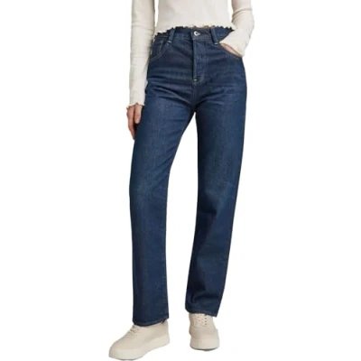 Abbildung von G Star Damen Viktoria High Straight Jeans, Blau (worn in aster blue D23959 D503 G115), 29W / 34L