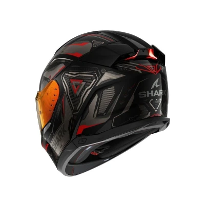 Abbildung von SHARK HE0822E KAR L Integralhelm schwarz, Rot, grau Unisex ECE 22.06