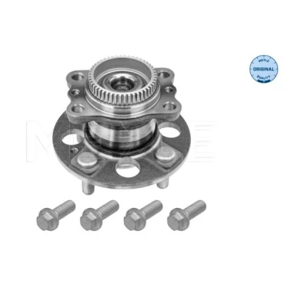 Abbildung von MEYLE 28 14 752 0000 Radnabe 4 100 mit integriertem Radlager, ABS Sensorring Anbaumaterial rechts, links, Hinterachse