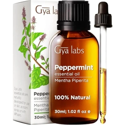 Abbildung von Gya Labs Reines Pfefferminzöl für das Haarwachstum 100% therapeutische ätherische Minzöle hochwertiges natürliches ätherisches Diffuser, Haut und Haare (30 ml)