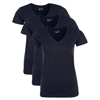 Abbildung von berydale Damen T Shirt Bd158, Dunkelblau 3er Pack, M