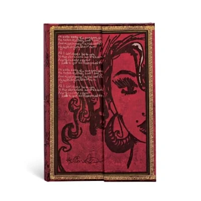 Abbildung von Faszinierende Handschriften Amy Winehouse Tears Dry Faux Leder Notizbuch Mini Liniert Paperblanks, (140 x 100)