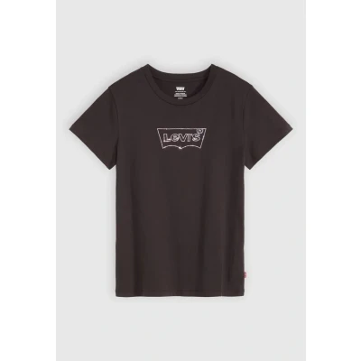 Abbildung von Levi&#039;s® Rundhalsshirt »THE PERFECT TEE«, mit Logo im Metallic Holo Print