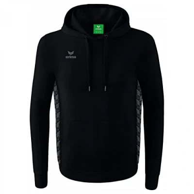 Abbildung von Erima Essential TEAM Kapuzenpullover, Herren, Größe: Medium, Schwarz