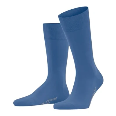Abbildung von FALKE Herren Socken Cool 24/7 M So Baumwolle einfarbig 1 Paar, Blau Deep Water 6809, 41 42