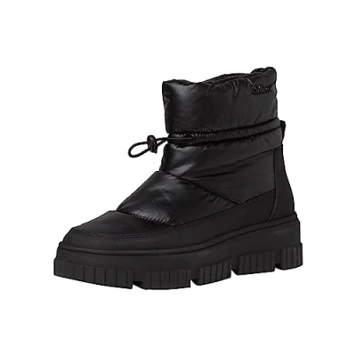 Abbildung von s.Oliver Damen Winterstiefeletten ohne Absatz Gefüttert Plateau Vegan Schwarz (Black), 39