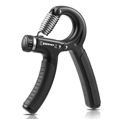 Abbildung von NIYIKOW Handtrainer Unterarmtrainer, Einstellbarer Widerstand 10 60kg, Grip Griffkraft Trainer, Fingertrainer, Hand Unterarm Trainingsgerät, Für Sportler und Wiederherstellung der Schwarz