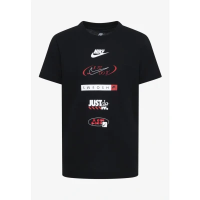 Abbildung von Nike Sportswear Brandmark Stack Tshirt print für Kinder, Größe: 92/98, Black