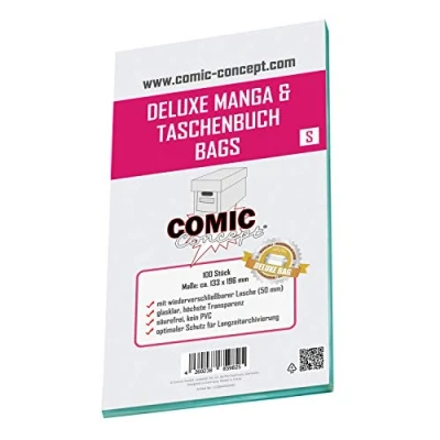 Abbildung von Comic Concept Deluxe Manga &amp; Taschenbuch Bags S (133 x 196 mm)