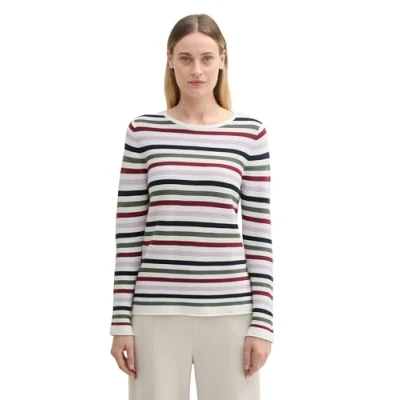 Abbildung von TOM TAILOR Damen Strickpullover aus Bio Baumwolle