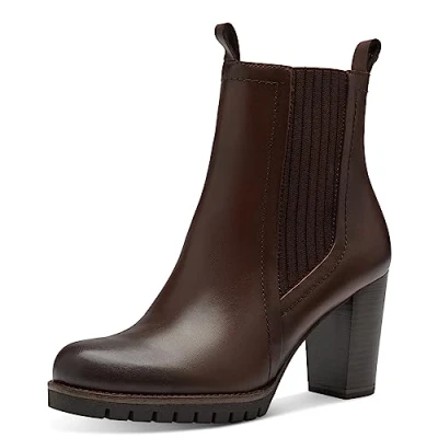Abbildung von Marco Tozzi High Heel Stiefelette, Damen, Größe: 41, Cafe Schuhe