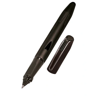 Abbildung von ONLINE Rollerball Switch Plus, Tinten und Touchpen für Tablets Smartphones in einem, Multifunktions Stift Büro oder Grundschule, Standard Tintenpatronen, Schwarz, Rollerballspitze