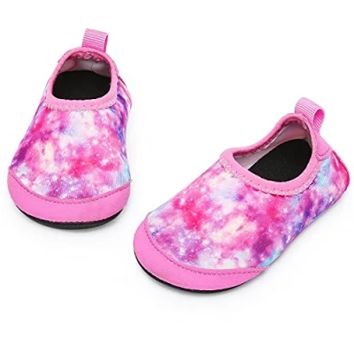 Abbildung von Yorgou Baby Strandschuhe Schwimmschuhe Badeschuhe Wasserschuhe Schnelltrocknende Aquaschuhe rutschfest Barfuss Schuh für Kinder Beach Pool…