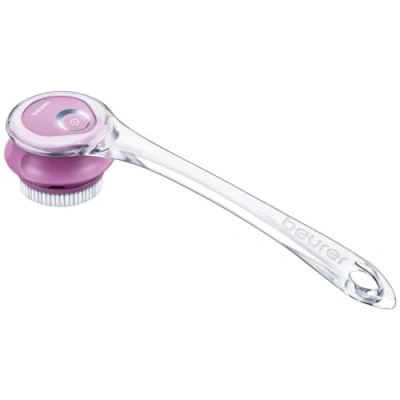 Abbildung von Beurer FC 55 Körperbürste mit abnehmbarem Handgriff, weiche Haut am ganzen Körper, für jeden Hauttyp, wasserfeste Body Brush