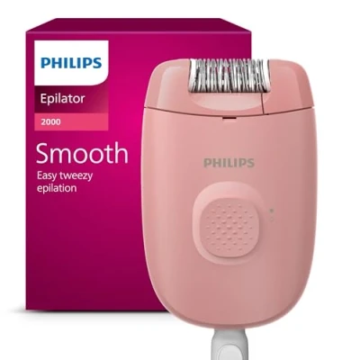 Abbildung von Philips Epilierer Series 2000, kabelgebundener Epilierer, Haarentfernungsgerät, Modell BRE229/00