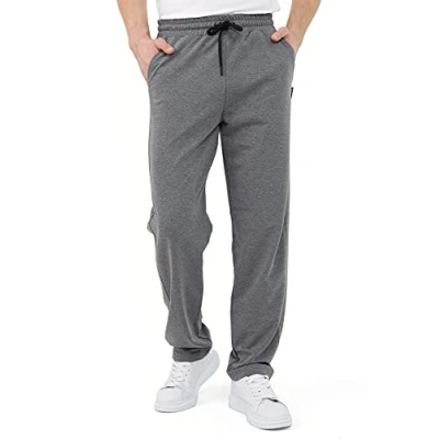 Abbildung von COMEOR Jogginghose Herren Baumwolle Sweathose Lange Sport Hose Jogger Trainingshose Herren, Relaxing (Dunkel grau, 4XL)
