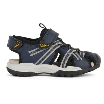 Abbildung von Geox J Borealis Boy B Sandal, Navy/Grey, 31 EU