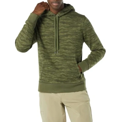 Abbildung von Amazon Essentials Herren Fleece Sweatshirt Mit Kapuze (Erhältlich In Übergröße), Grün Abstrakte Tarnung, XXL