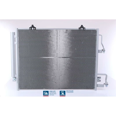 Abbildung von NISSENS 940166 Klimakondensator mit Trockner Aluminium 667 R 134a