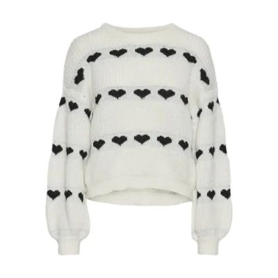 Abbildung von Pcnove Ls O Neck Heart Knit Bc