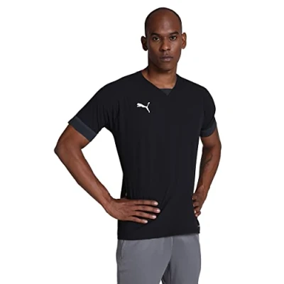 Abbildung von Puma Teamfinal Fussball Tshirt basic, Herren, Größe: XXL, black/phantom black