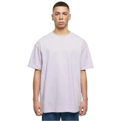 Abbildung von Build Your Brand Herren Heavy Oversize Tee T Shirt, Lilac, S