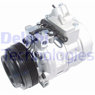 Abbildung von DELPHI TSP0159371 Kompressor Denso 7SBU16C PAG 46 mit Kompressoröl BMW: 3 Touring, Saloon, 5 Saloon