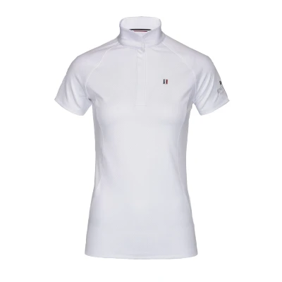 Abbildung von Kingsland Turniershirt Classic Kurze Ärmel Damen Weiß XXS