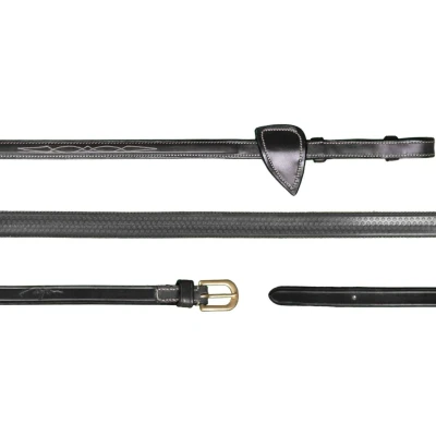 Abbildung von Dyon Zügel Rubber 1/2 Schwarz Warmblut