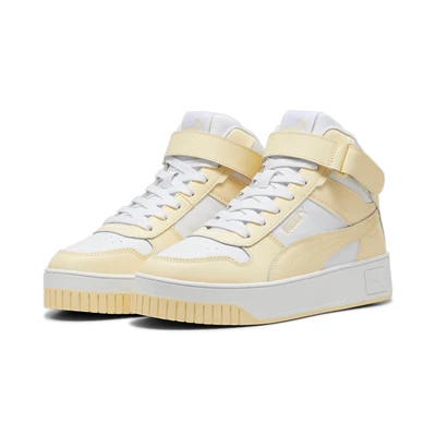 Abbildung von PUMA Damen Carina Street Mid Sneaker, White Creamy Vanilla, 38 EU