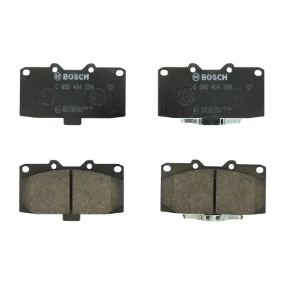 Abbildung von BOSCH 0 986 494 398 Bremsbelagsatz Low Metallic mit integriertem Verschleißwarnkontakt, akustischer Verschleißwarnung Montageanleitung