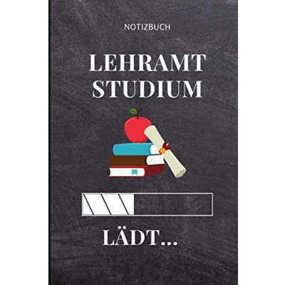 Abbildung von NOTIZBUCH Lehramt STUDIUM LÄDT...: A5 Geschenkbuch LINIERT für Studenten Geschenkidee zum Geburtstag Studienbeginn Erstes Semester Schulabschluss Lehrer Abitur