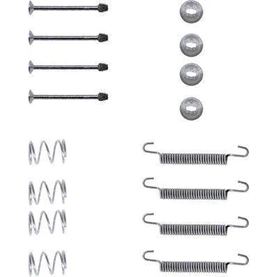 Abbildung von HELLA 8DZ 355 201 731 Zubehörsatz, Feststellbremsbacken OPEL: Monza A, Calibra Omega B Caravan, SAAB: 9 5 Saloon