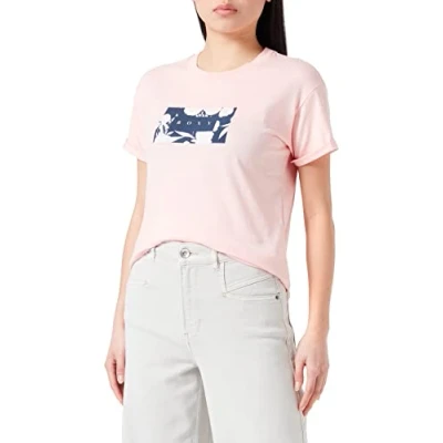 Abbildung von ROXY Sparkle Evening Flowers Kurzarmshirt für Damen Rosa