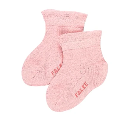 Abbildung von FALKE Unisex Baby Socken Romantic Net, Baumwolle, 1 Paar, Rosa (Thulit 8663), 80 92