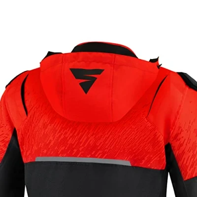 Abbildung von SHIMA DRIFT HOOD Kapuze für Herrenjacke, Mehrfarbig Reißverschlussverbindung (Rot, ONE SIZE)