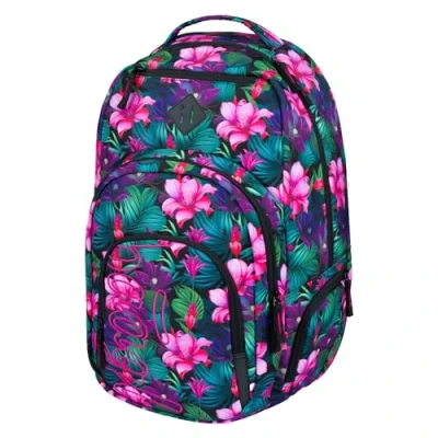 Abbildung von Baagl Ergonomischer Großer Rucksack mit Thermofach für Damen Teenager Laptopfach, Backpack Studenten, Daypack Schule, 35 l (Paradise)