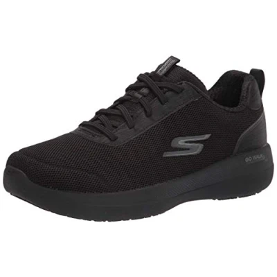 Abbildung von Skechers Damen GO Walk Stability Magnificent Glow Sneaker, Black Textile/Trim, 40 EU
