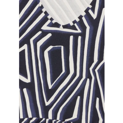 Abbildung von Cecil MIT Print Jerseykleid, Damen, Größe: XL, Blau