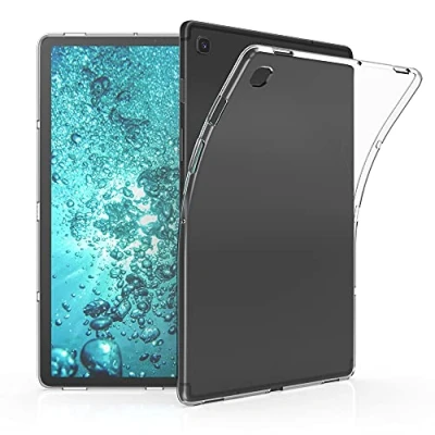 Abbildung von kwmobile Hülle kompatibel mit Samsung Galaxy Tab S5e weiches TPU Silikon Case Transparent Tablet Cover Matt